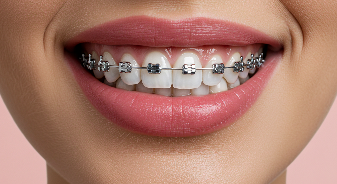 Comparison between metal and ceramic dental braces