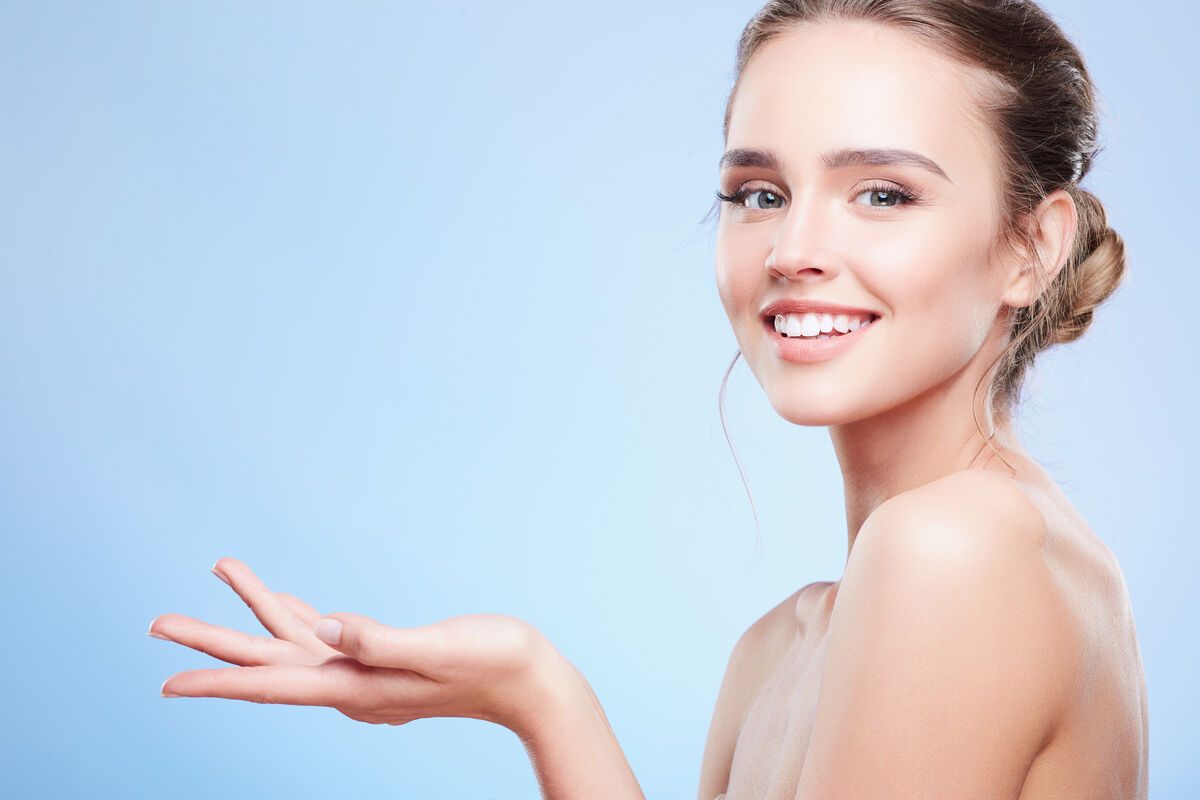 Beautiful smile transformation